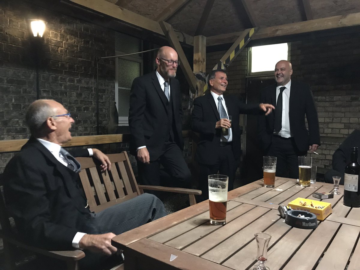 Laughing off a great 3rd Degree ceremony where we raised Brother Daryl Morgan to the sublime degree of a Master Mason. Welcome Brother