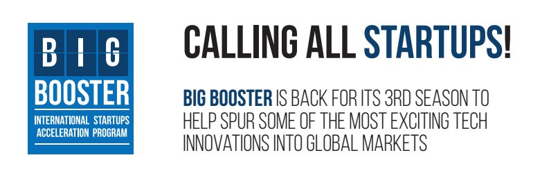 🌍 J-3 pour candidater au programme @BigBoosterOrg et accélérer sa startup #BioTech #InfoTech & #GlobalImpac 👉 bit.ly/2y7zuLi 🚀