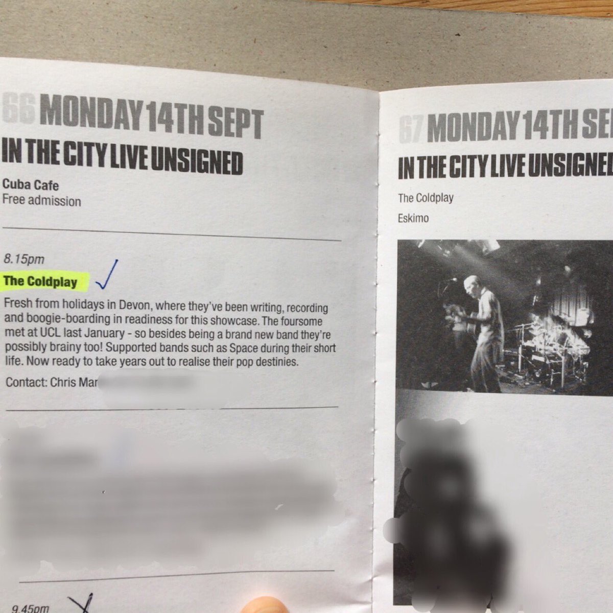 debswild's tweet image. I first saw @Coldplay 19 years ago today in a place that was sadly closed down last year. 😍