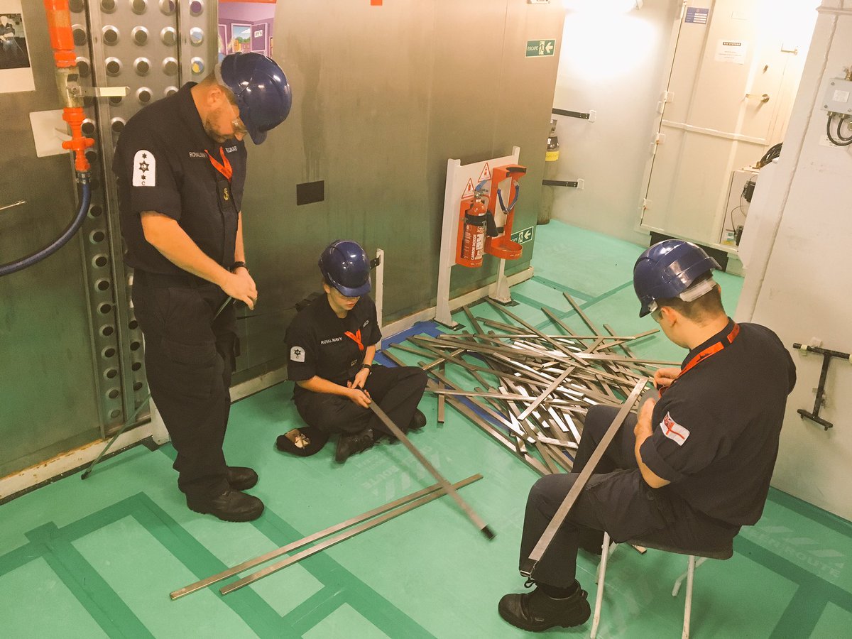 HMS Defender starts to come alive again with Ships Staff preparing for moving onboard in November thanks to <a href="/BAES_Maritime/">BAE Systems Maritime</a> <a href="/TeamRN1/">Team RN</a>