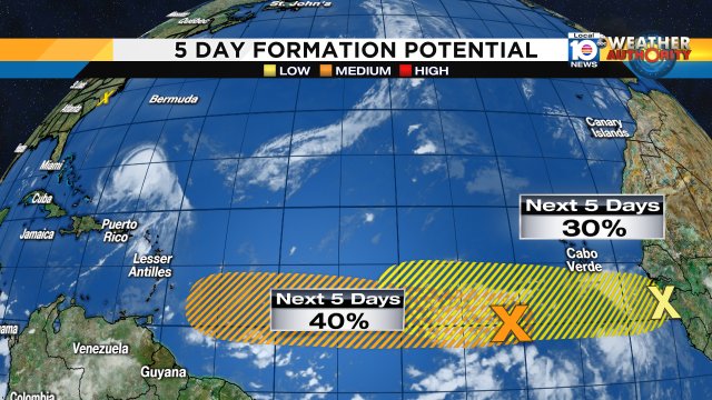Here is the latest on the two areas we are watching in the tropics! https://t.co/WGAo95nMhH
