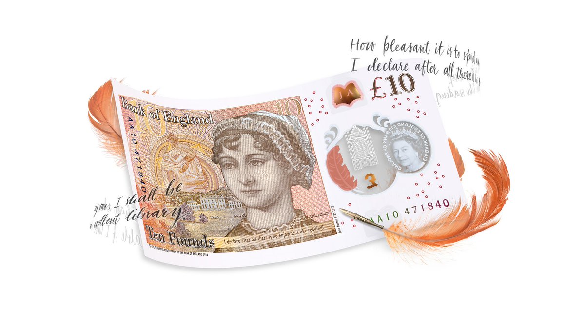 churchofengland's tweet image. A prayer and reflection inspired by #JaneAusten on the day she appears on the new #tenpoundnote bit.ly/2xAkrNb