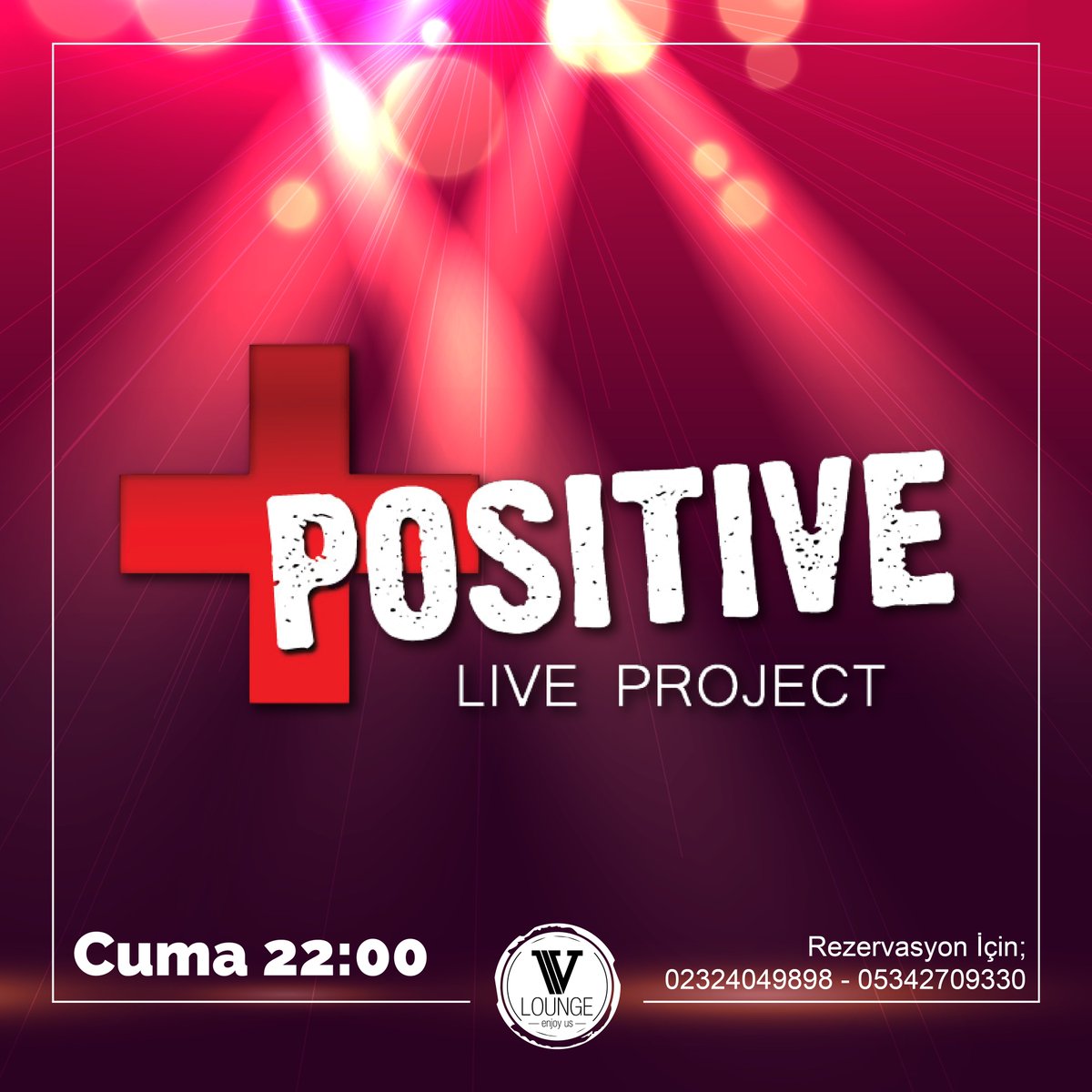 Bu cuma Positive Live Project ile mükemmel bir eğlence V Lounge'da sizlerle! #vloungeizmir #positiveliveproject #djburakurgay #canlımüzik