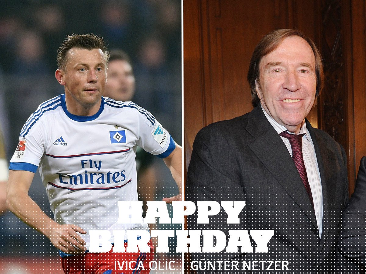 Happy birthday to Gunter Netzer and Ivica Olic! They turn 73 and 38 today! 