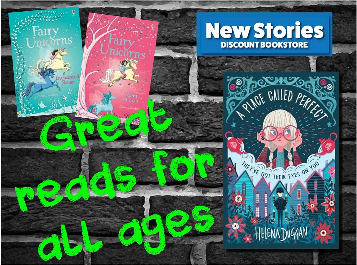 booksfourless's tweet photo. just arrived!! fantastic range of children's fiction. #aplacecalledperfect #unicorn #books #bookshelf @FestivalPlace @ClevelandCentre https://t.co/heaRo4TMF5
