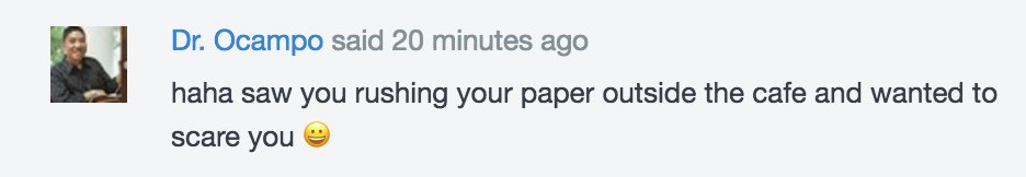 sarciart's tweet photo. SO IT WAS 30 MINS BEFORE DEADLINE AND MY PROF CLOSED THE SUBMISSION BY GRADING MY PAPER WITH AN "X" AND AFTER A WHILE HE COMMENTED THIS https://t.co/mlpeoIUnIp