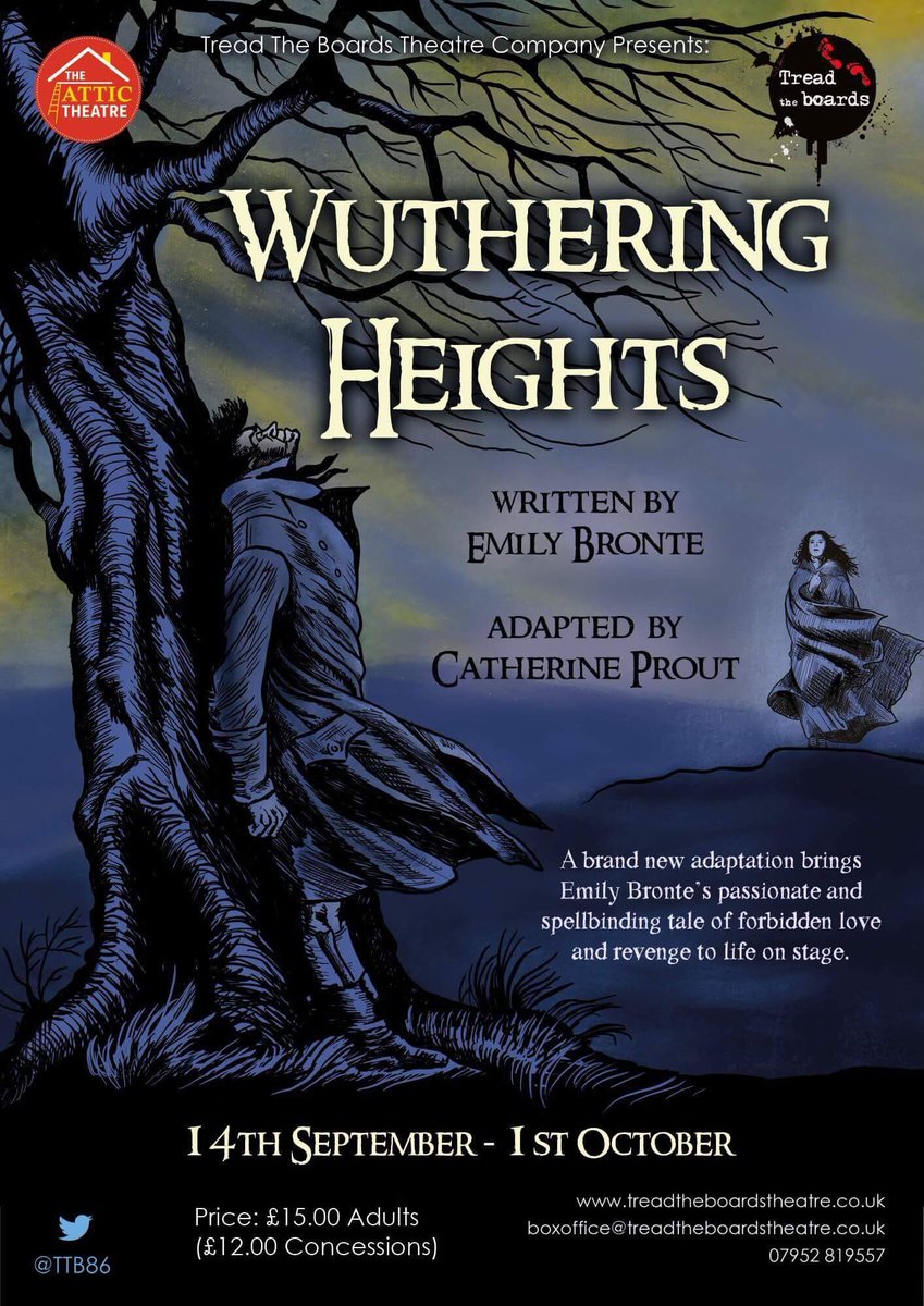 #suahour it's opening night of #Wutheringheights <a href="/theatticsua/">Attic Theatre</a> so excited