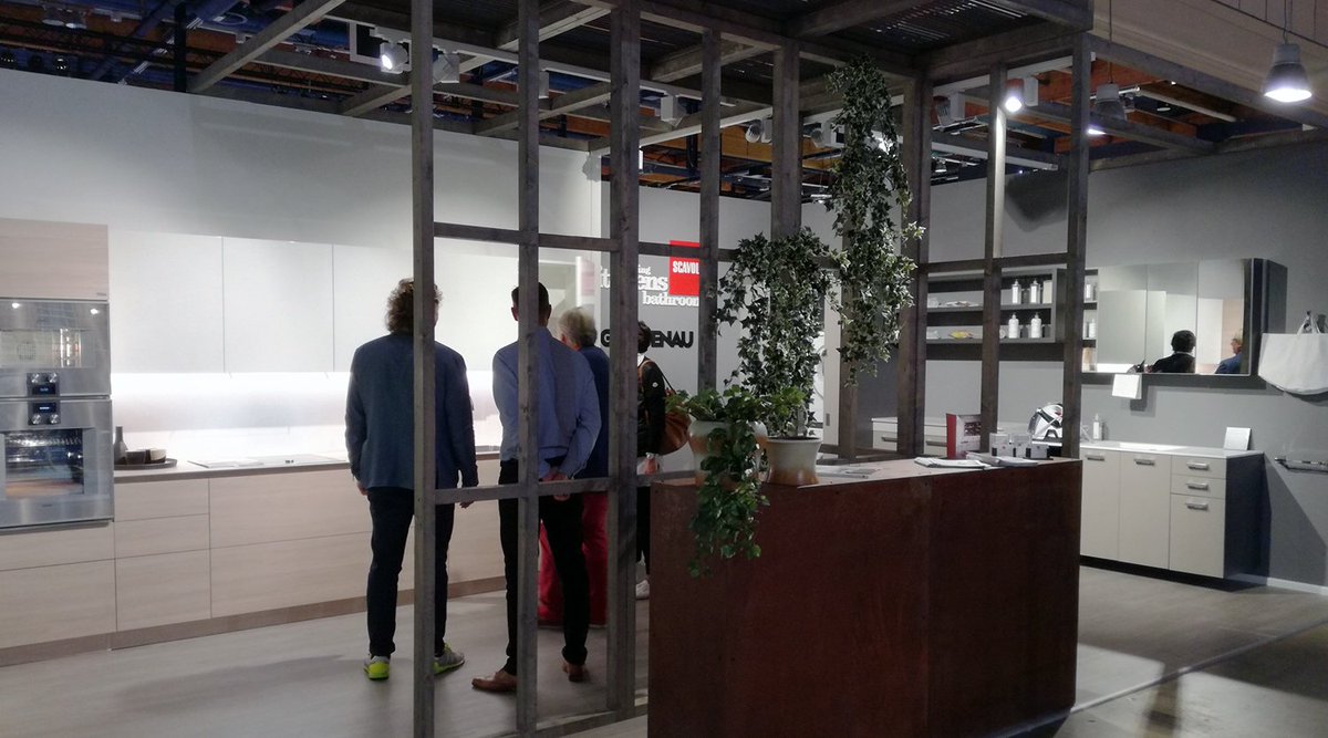 scavolini's tweet photo. Kitchens, bathrooms and #LaundrySpace by Scavolini at @HabitareFair. Looking forward to meet you in our stand (no. 6K49)! https://t.co/PgawnyW18r