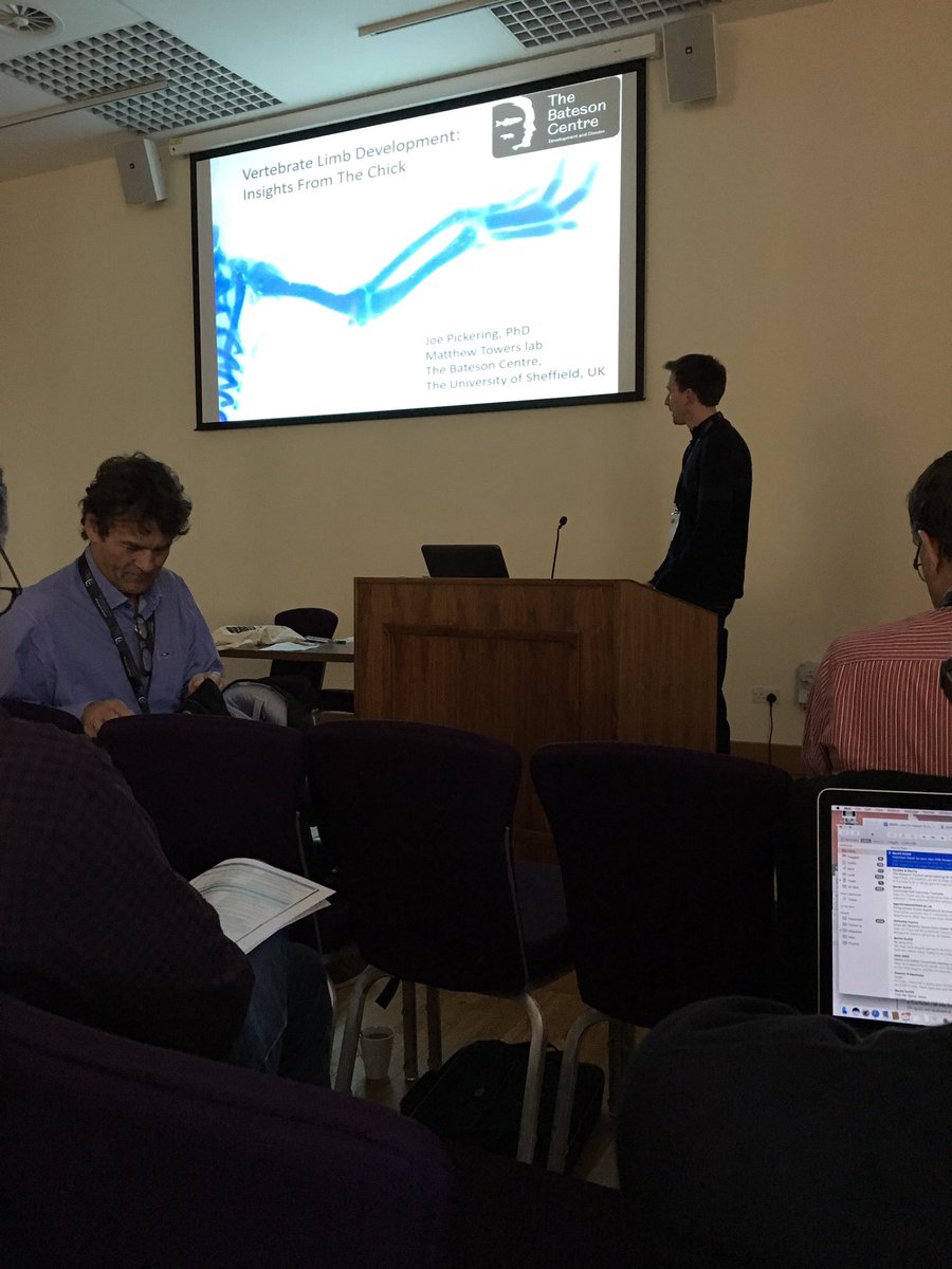 Great job Joe. Stepping in at short notice. #LifecourseBiology