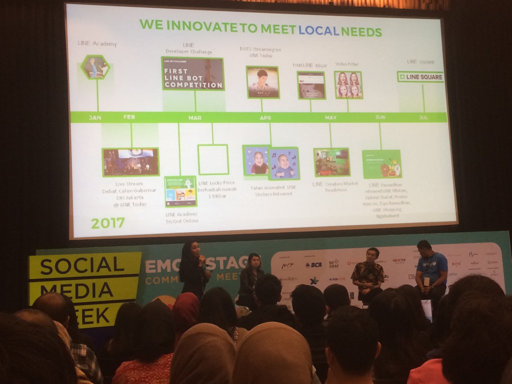 chirpstory_ed's tweet image. Product launch LINE tahun 2017. Banyak dan seru-seru banget ya ga sih? #SMSCHore #SMWJakarta