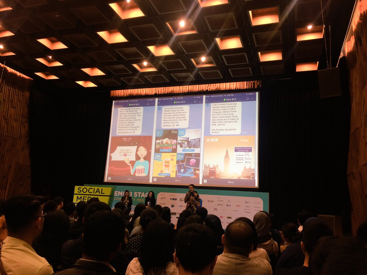 yudichu's tweet image. #SMSCHore bareng @indo_line Azzura Nadia dan Duardi Prihandiko @GoodLifeBCA di #SMWJakarta ✌🏻 @SMWJakarta