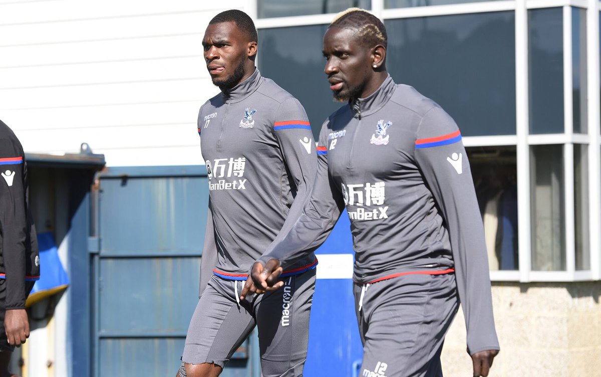mamadousakho's tweet image. Training 🔵🔴 #CPFC
