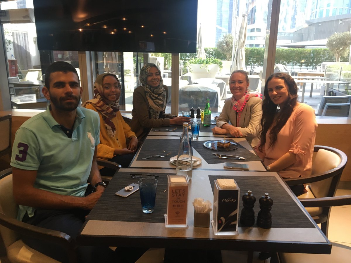 IntelQatar's tweet photo. Happy Weekend🎊IQ started the weekend with a team lunch celebrating one of our members' birthday🎂. What are your weekend plans? https://t.co/JDNhg7HUwo