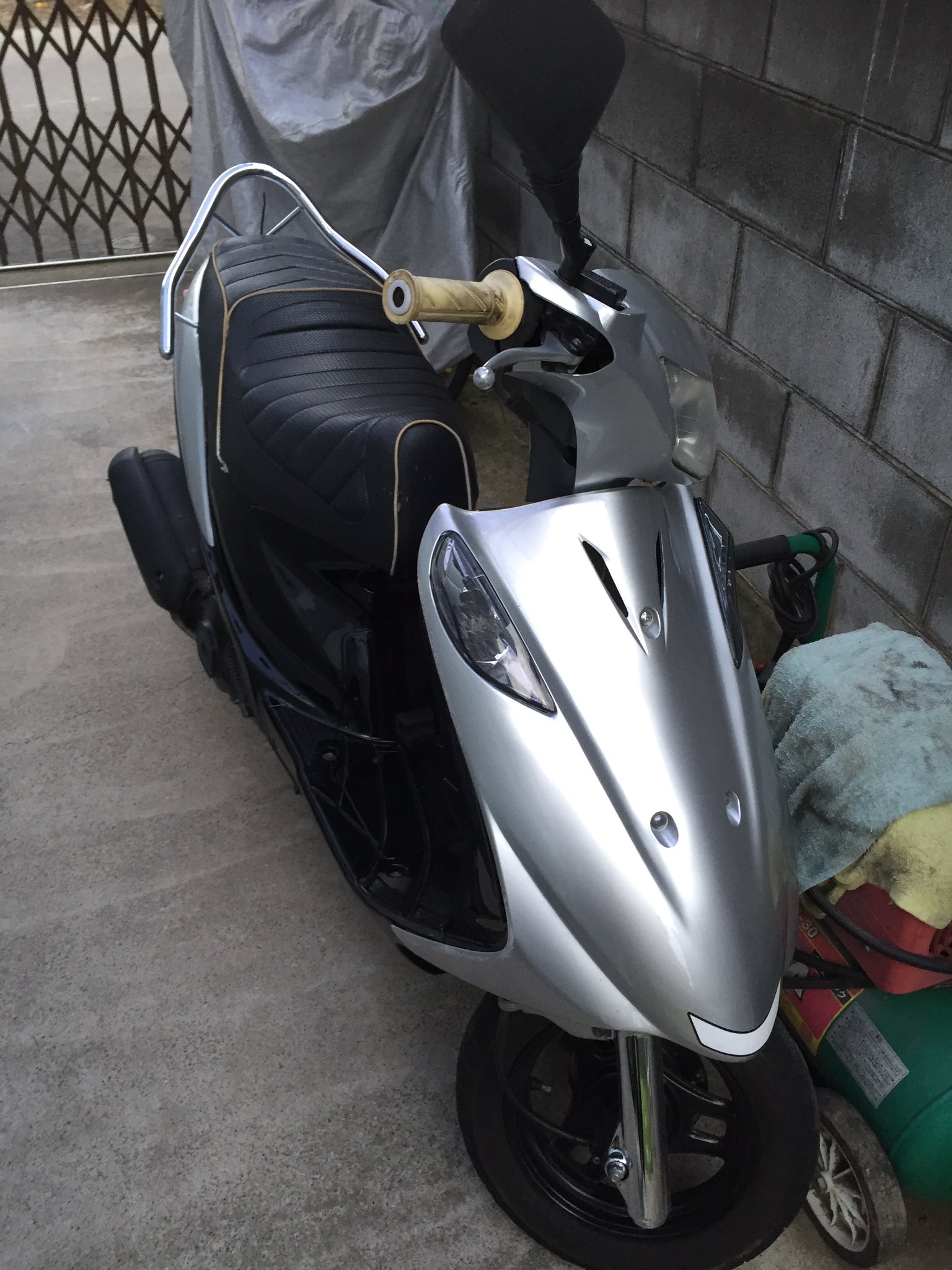 わせて】 アドレスV125(CF46A・CF4EA) 32φタンデムバー エレガント