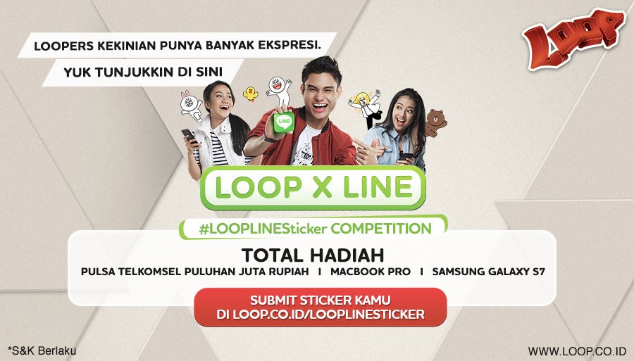 Mey61502238's tweet image. Loopers, jangan lupa ya, besok #LOOPLINESticker Competition bakal dimulai! Udah pada siap kan?
#Tseljuara
#tselsmg 
#loopid 
#smg04