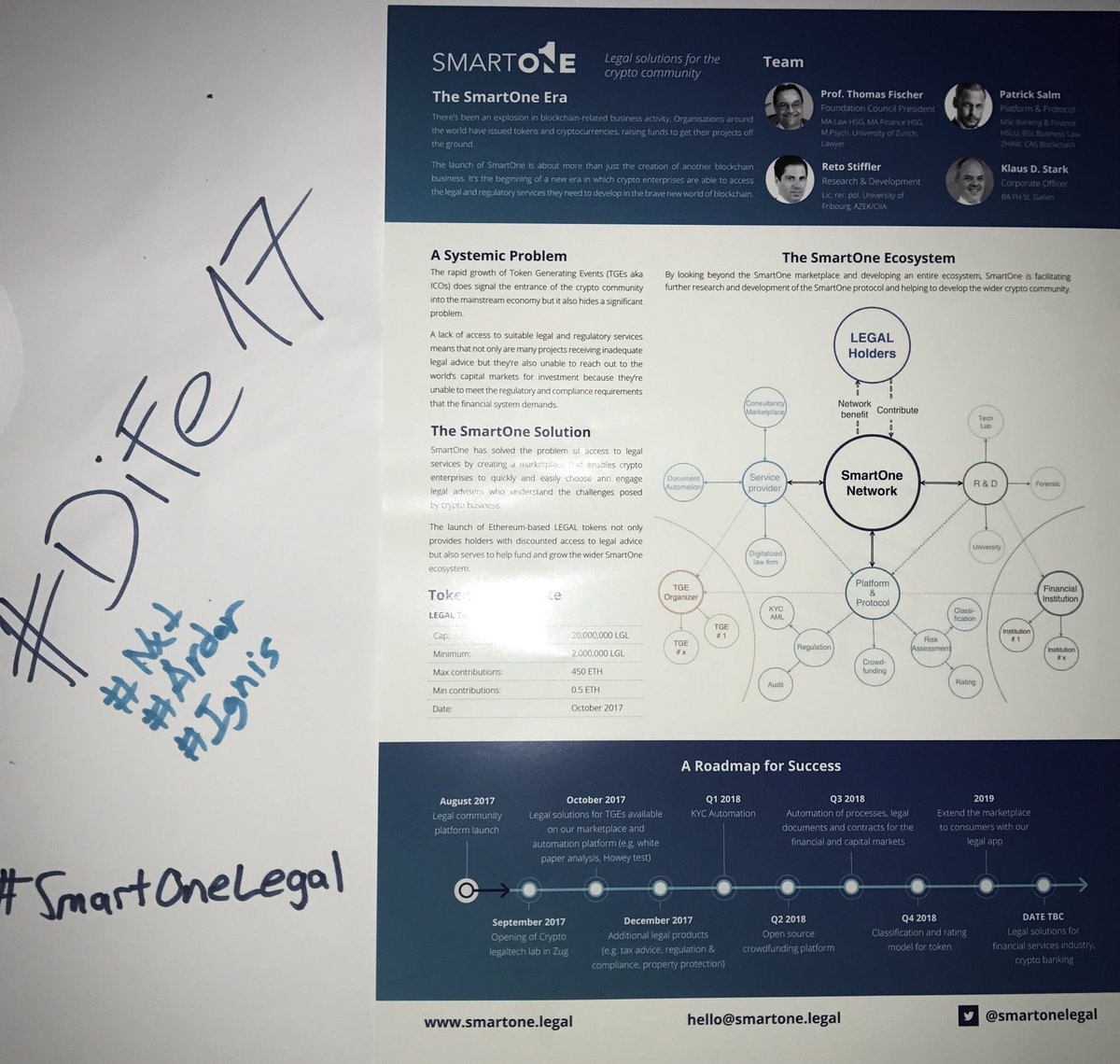 patsalm's tweet photo. Meet @SmartOneLegal &amp; @AgavonCH @ #Crypto17 https://t.co/HaIS1EgQYO