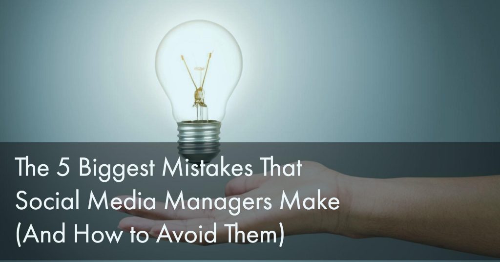The 5 Biggest Mistakes That Social Media Managers Make (And How to Avoid Them) dlvr.it/PmxG4y
