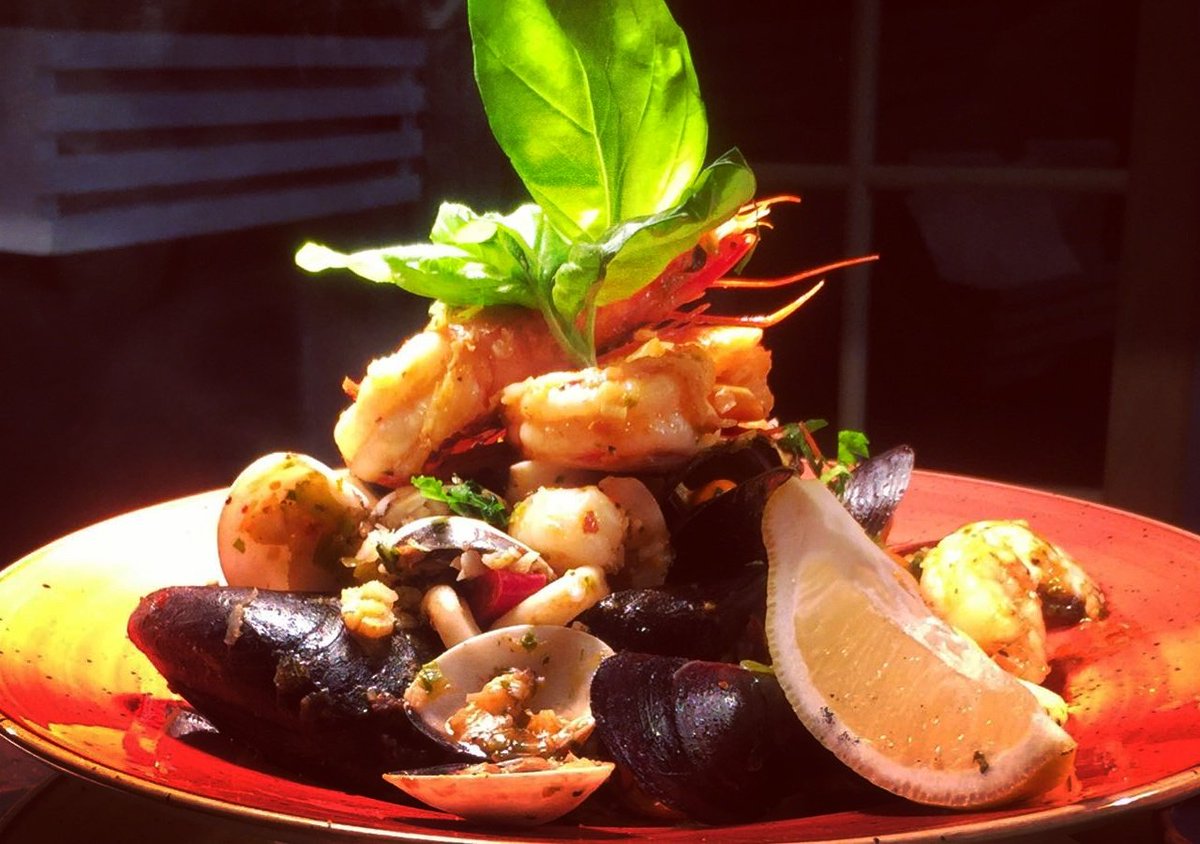 Want a true taste of the Mediterranean? Try one of our seafood dishes, including this customer favourite, The Seafood Platter #SoukLiverpool