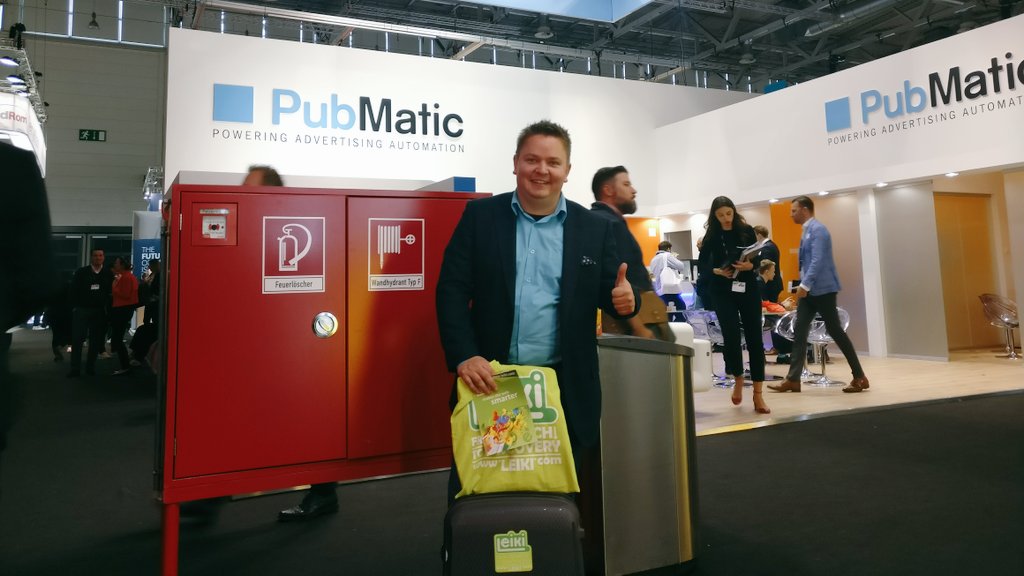 snellman's tweet photo. Super event @dmexco - new markets for #SmartSegments w @PubMatic and other great partners @LeikiCom #onfire https://t.co/IYyvbC9roL