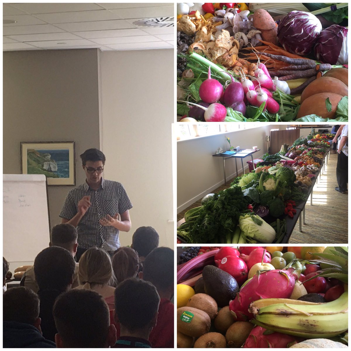 Richychef's tweet photo. 2 great induction talks from @delifreshltd for all CH learners @mbrocollege #freshveg #greatproduce #fruit #veg #chef https://t.co/4fl22MrQ5e