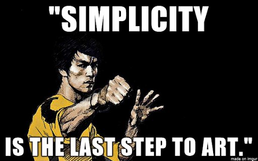 thebfamous's tweet photo. "Simplicity is the last step to art" - Bruce Lee https://t.co/wgU84AKmfA