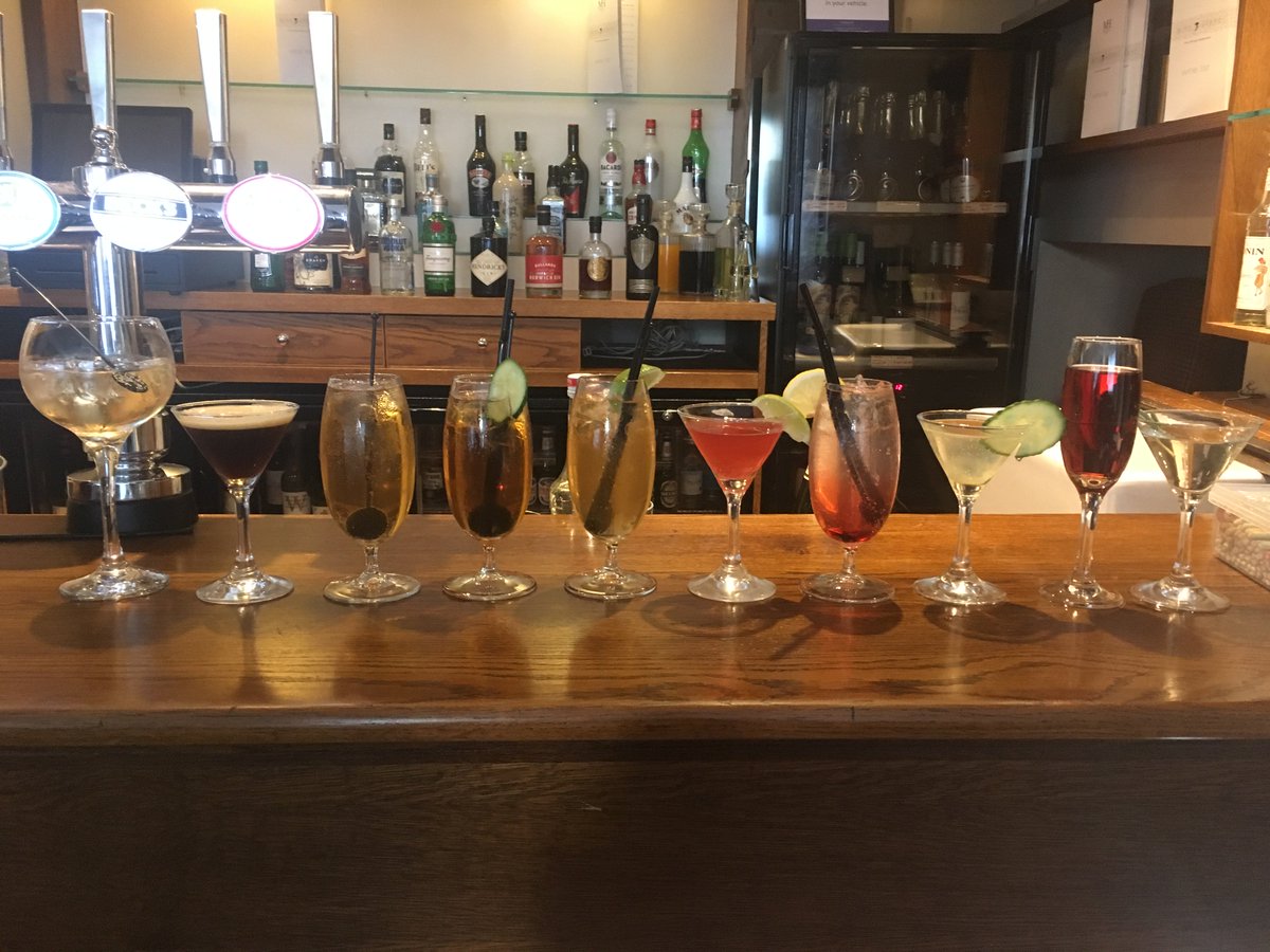 MaidsHeadHotel's tweet photo. Cocktail training! Come and test our food &amp; beverage team on their skills this weekend! #cocktails #mixing #Teamwork #rum #vodka #gin https://t.co/6JdjlDaavh