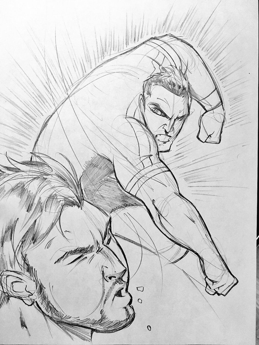 rtisticmayhem's tweet photo. Getting Thursday out of the way so that Friday can come sooner! #Freelance #boxer #canadiancomics #chapterhousepublishing #cosplay #drawing https://t.co/R0aUpV5ir6