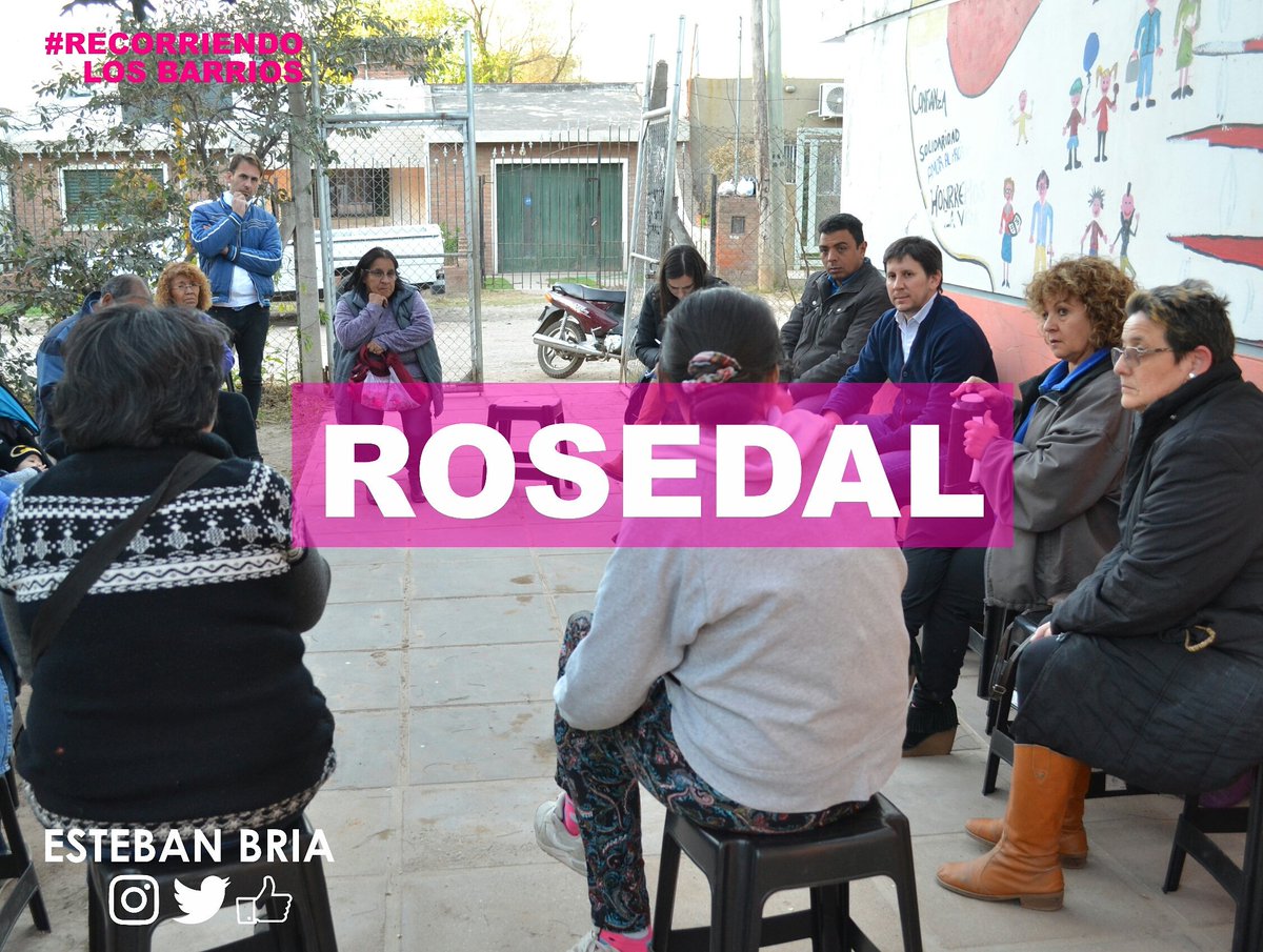 Hoy #JuevesDeEncuentro en #BarrioRosedal a las 18hs en el Club Deportivo Rosedal, Blamey Lafore 2051 ¡Sumate!
#RecorriendoLosBarrios