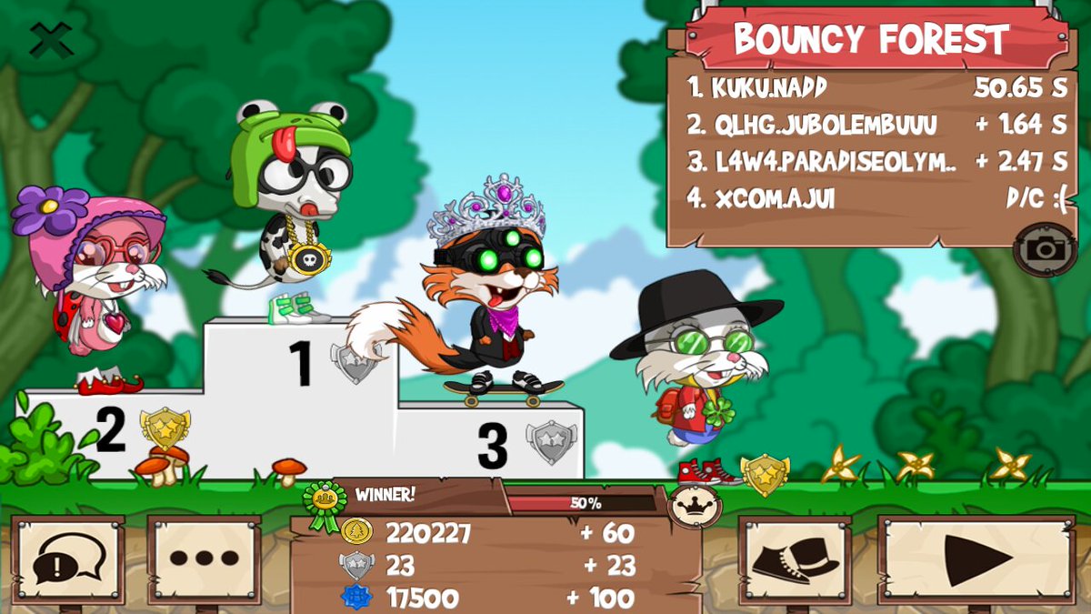 nad_funrun2's tweet photo. Get on my level, son! #funrun2 #jUbOlEmBuuu #ParadiseOlympic #ajui https://t.co/56xTh0YqmL