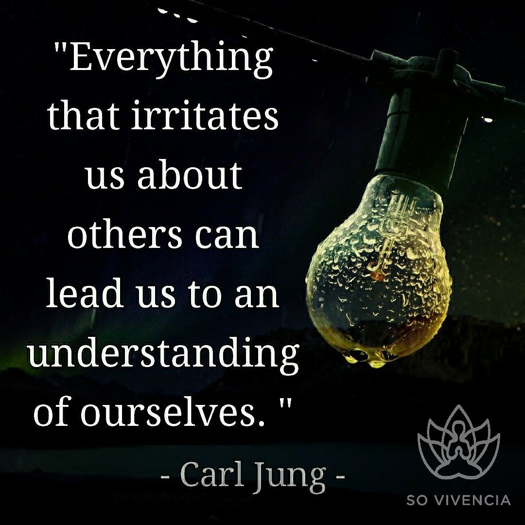 Everything that #irritates us about others can lead us to an #understanding of ourselves.
#Wisdom #selfawareness #inspiration #quote