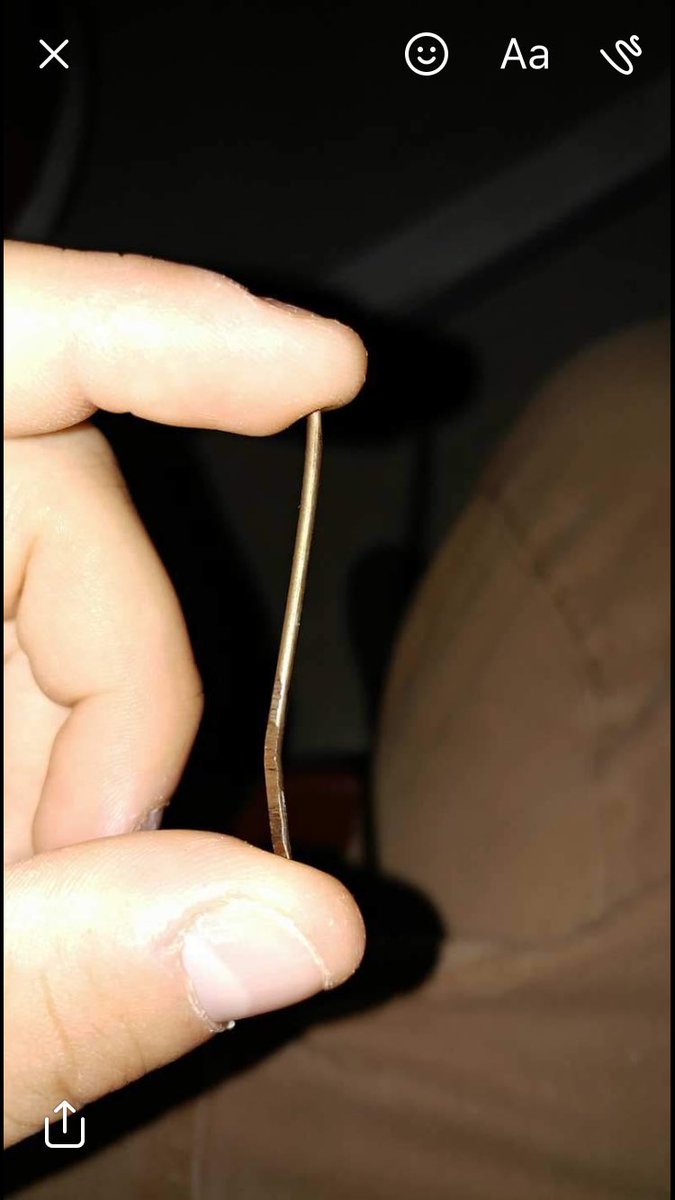 mommabat_'s tweet image. @TimHortons soooooo wanna explain why there was a huge chunk of rusty metal in my husbands bagel this morning?