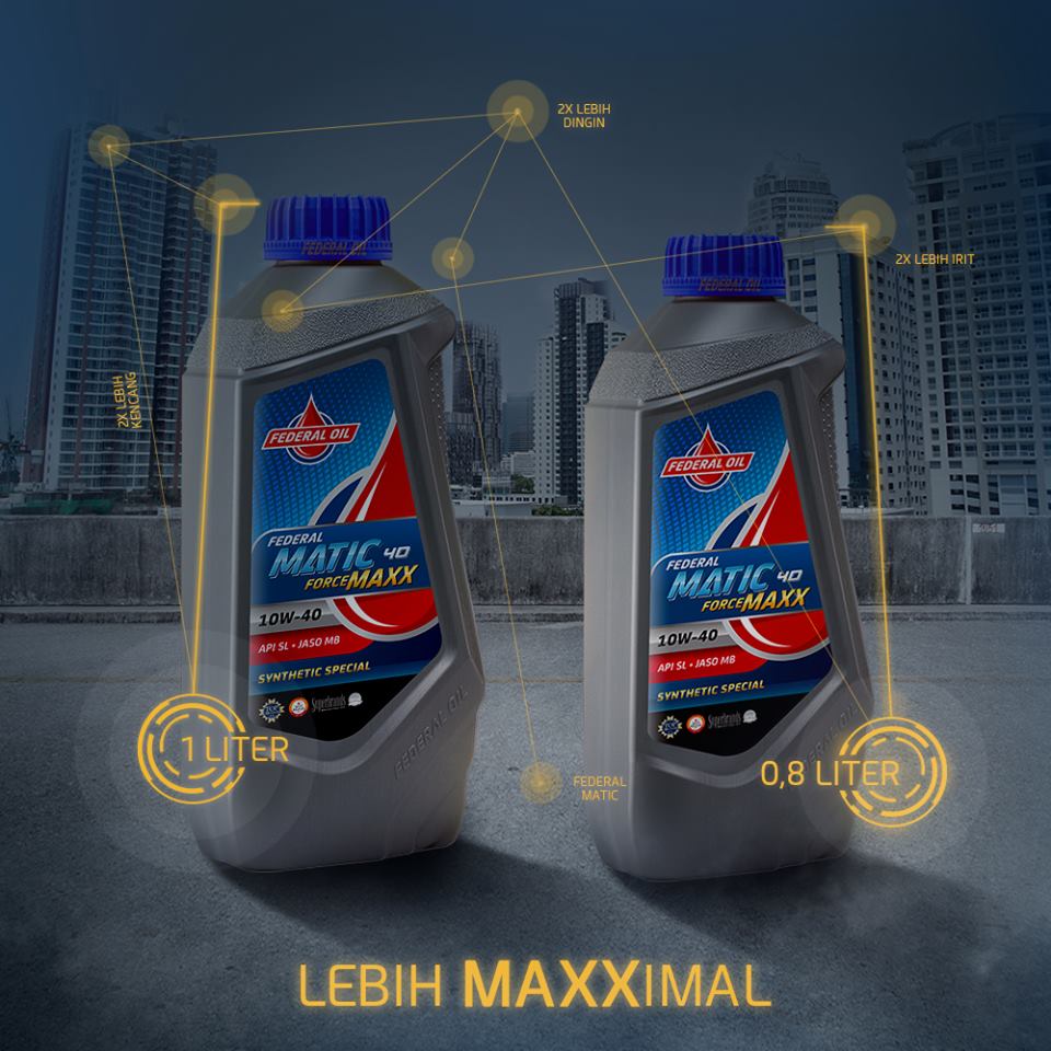 iconews_id's tweet photo. Federal Matic Forcemaxx Cocok Untuk Skutik Premium https://t.co/NUXNJcXvgB @federaloil_id @federaloil @federaloilapp @federaloilcomp https://t.co/xJZrdhVzMk