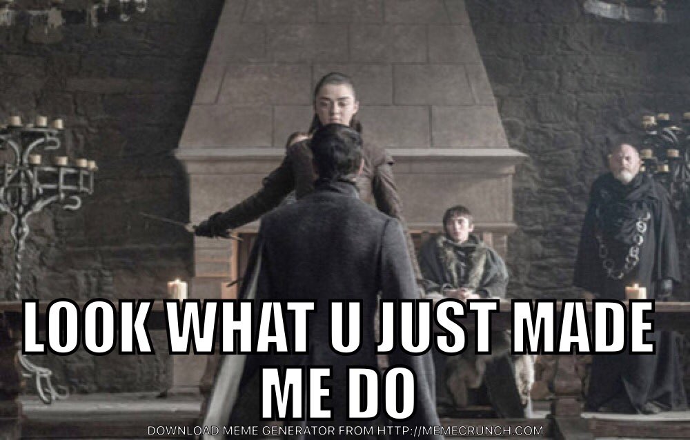 alexeacandreva's tweet photo. I think Arya Stark wrote "Look What You Made Me Do" #listofnames #tswift #arya #agirlhasnoname @Maisie_Williams https://t.co/2HYBUO7eHX