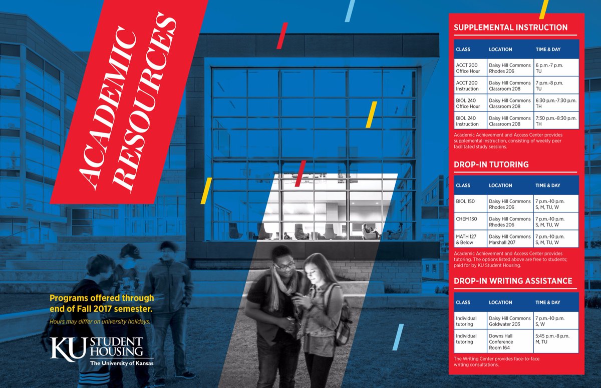 KUStudentHouse's tweet photo. Don't forget that there are classes and tutoring provided – where you live!  https://t.co/6C90Bsm3xG … #LiveLearnKU https://t.co/IbcKfwCGMC