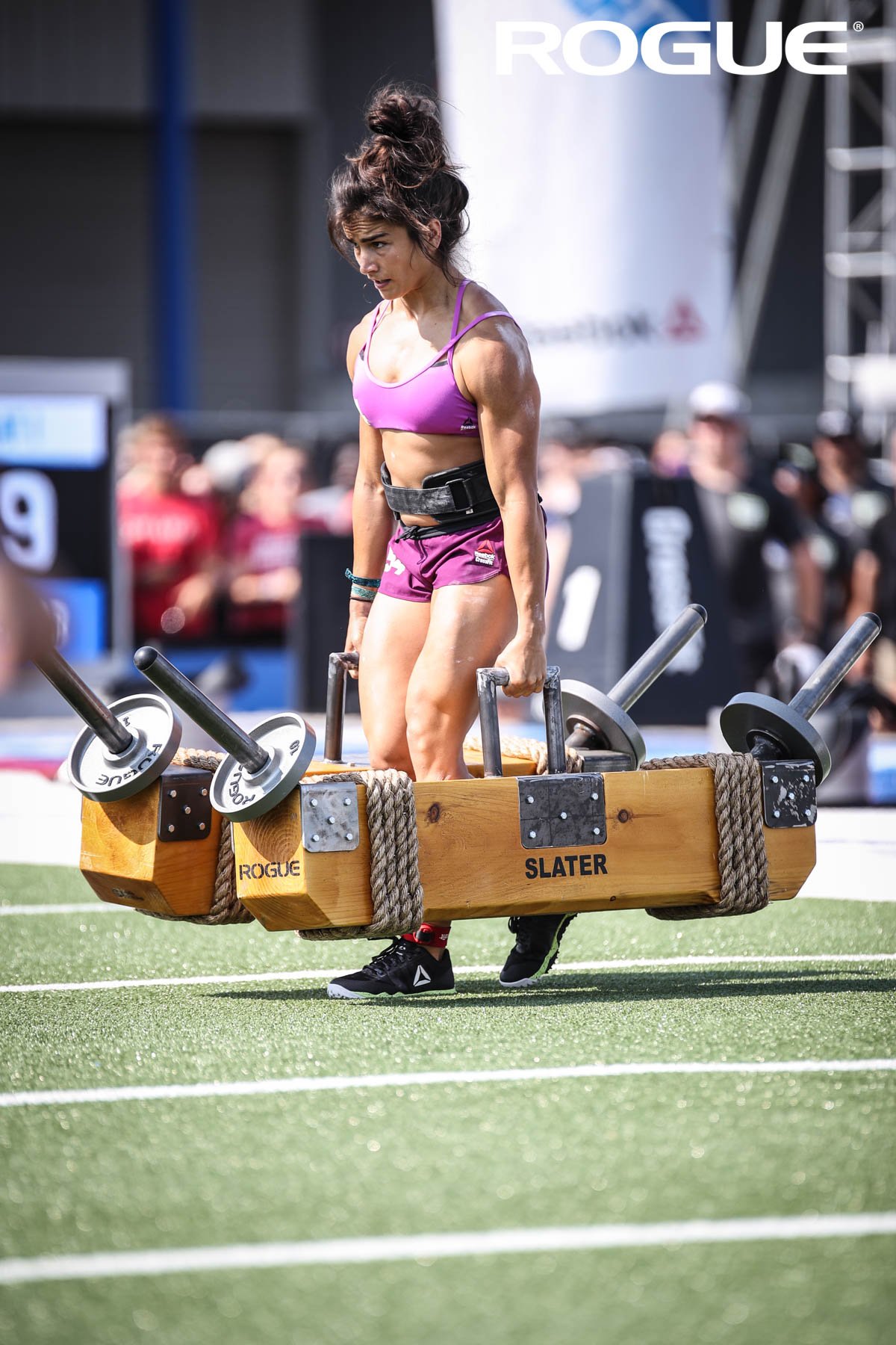 Rogue Fitness on X: Rogue athlete @ltfisher12 carrying the Slater Farmer's  Walk Handles at the @CrossFitGames    / X