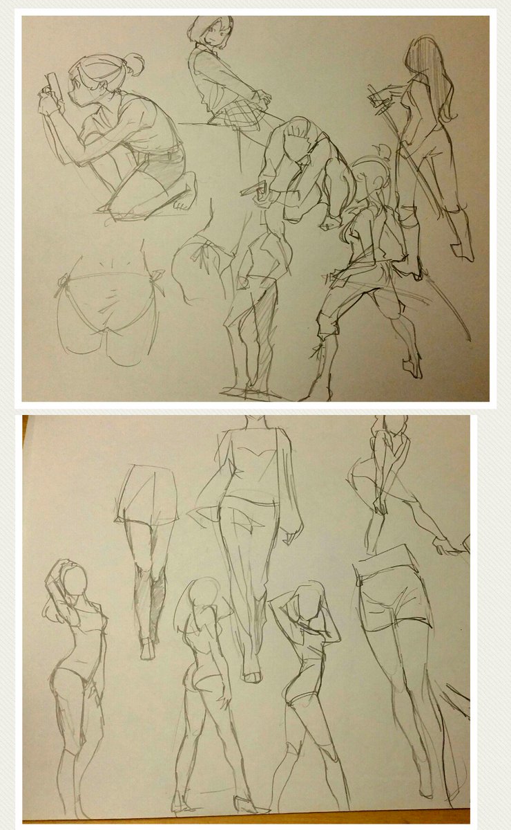 色々見ながら練習。 