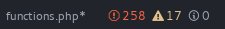 IceableMedia's tweet image. Just installed #PHP_CodeSniffer and linter-phpcs for atom, loaded #WordPress Coding Standard rules and... oh my... that hurts! 😕