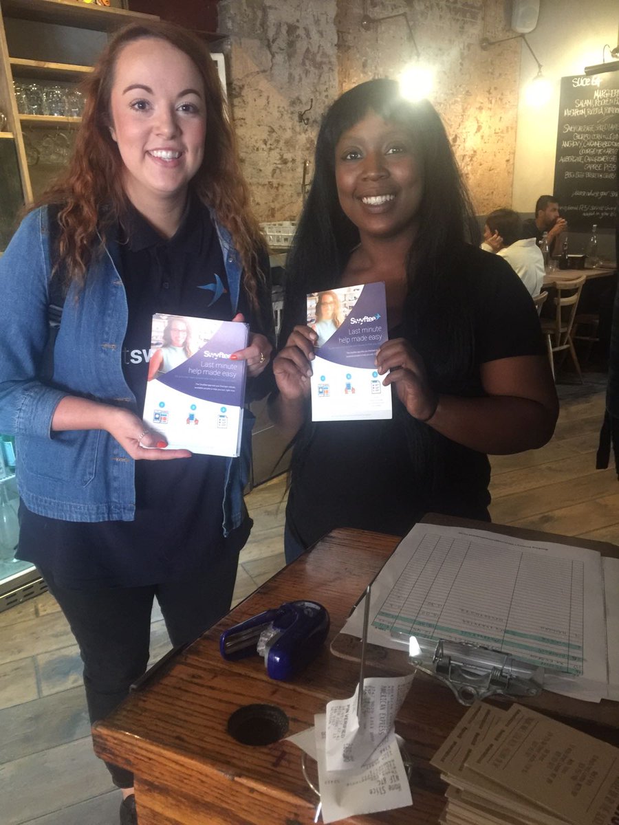 swyftee's tweet photo. The #Swyftee team have been out on the streets of #Soho, #Camden &amp; #Shoreditch spreading the word of our new #app! #ThursdayThoughts https://t.co/kltVzhrGGl