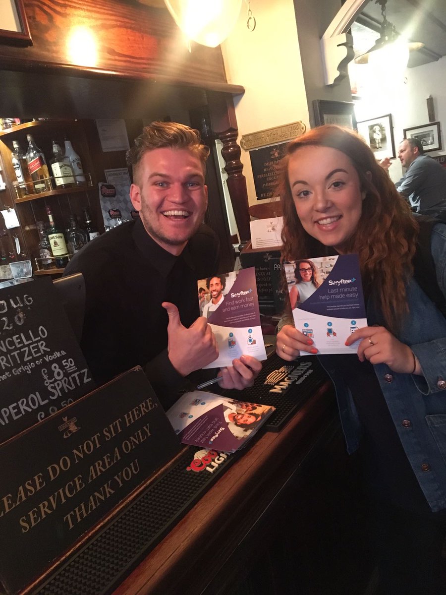 swyftee's tweet photo. The #Swyftee team have been out on the streets of #Soho, #Camden &amp; #Shoreditch spreading the word of our new #app! #ThursdayThoughts https://t.co/kltVzhrGGl
