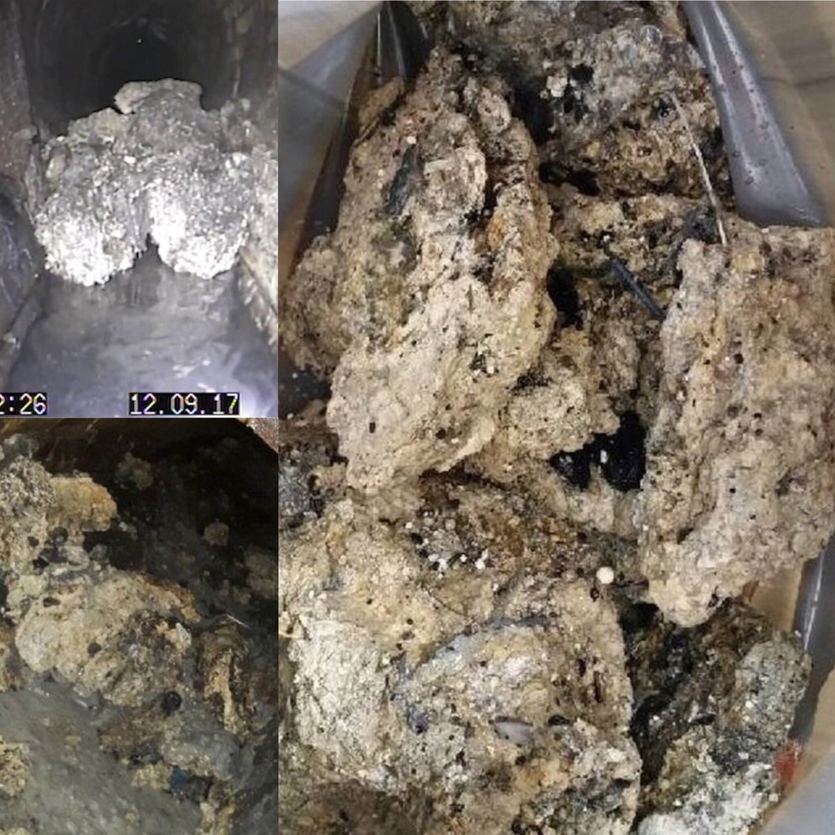 CamtalkAU's tweet photo. #FatBerg This weighs the same as 11 Double Decker Buses! ๐ #Episode23 #camtalk https://t.co/K94wYg8pRP