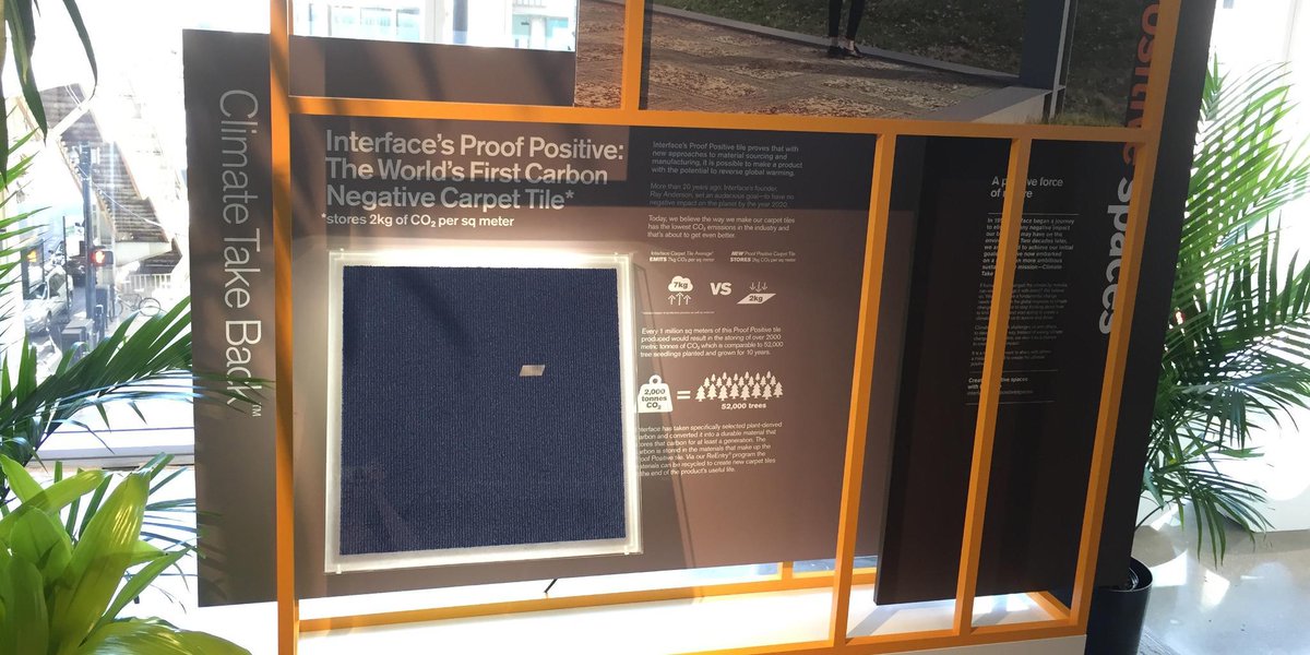 Loving carbon is possible. See our #ProofPositive carbon negative tile on display at #LP17, booth 309. #ClimateTakeBack