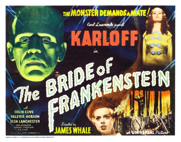 Dr_Giallo's tweet photo. THE BRIDE OF FRANKENSTEIN (1935) by James Whale Boris KARLOFF, Elsa LANCHESTER #lobbycards #horror https://t.co/9nR2hUwkD4