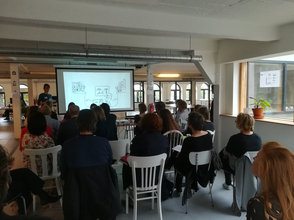 WeMakeTheShift's tweet photo. "No single actor can solve today’s complex challenge of unemployment" Magali Frankl wants #talent2Connect via partnerships #DecentWorkforAll https://t.co/xzCVOaAokd