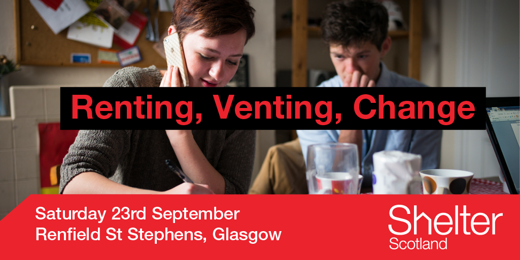 shelterscotland's tweet photo. We're hosting a free community open day for renters in #Glasgow, with @Living_Rent.  https://t.co/Ra3spPzDPz https://t.co/dh37BQvCiU