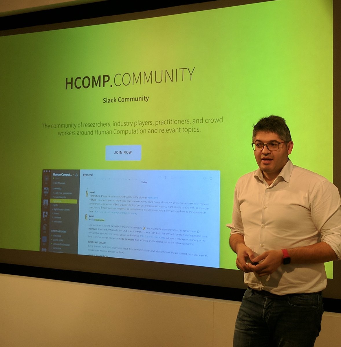 Lora Aroyo (@laroyo) on Twitter photo <a href="/aleboz/">Alessandro Bozzon</a> introducing the #humancomputation community in the Netherlands #hcompNL <a href="/slack/">Matt Slack</a> during our first symposium amsterdamdatascience.nl/event/data-sci… <a href="/aleboz/">Alessandro Bozzon</a> introducing the #humancomputation community in the Netherlands #hcompNL <a href="/slack/">Matt Slack</a> during our first symposium amsterdamdatascience.nl/event/data-sci…