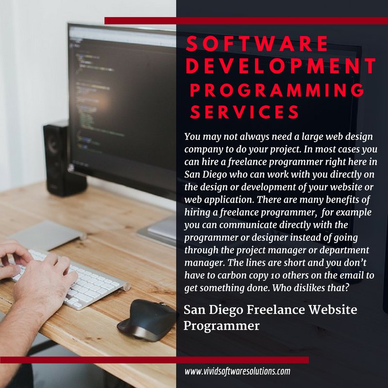 vivid_software's tweet image. San Diego Freelance Website Programmer
Visit vividsoftwaresolutions.com/freelance-prog…
#SanDiegoProgrammingServices #WebsiteProgrammer