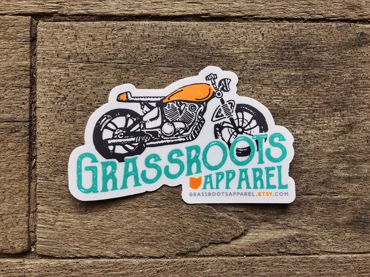 GrassrootsPrint's tweet photo. We have 50 new 3" Moto stickers! Included w/every Etsy order until they're gone 👍
⚡️https://t.co/tpn5Eo8MRV⚡️
#ohio #etsy #grassrootsapprel https://t.co/2jVJPWClI9