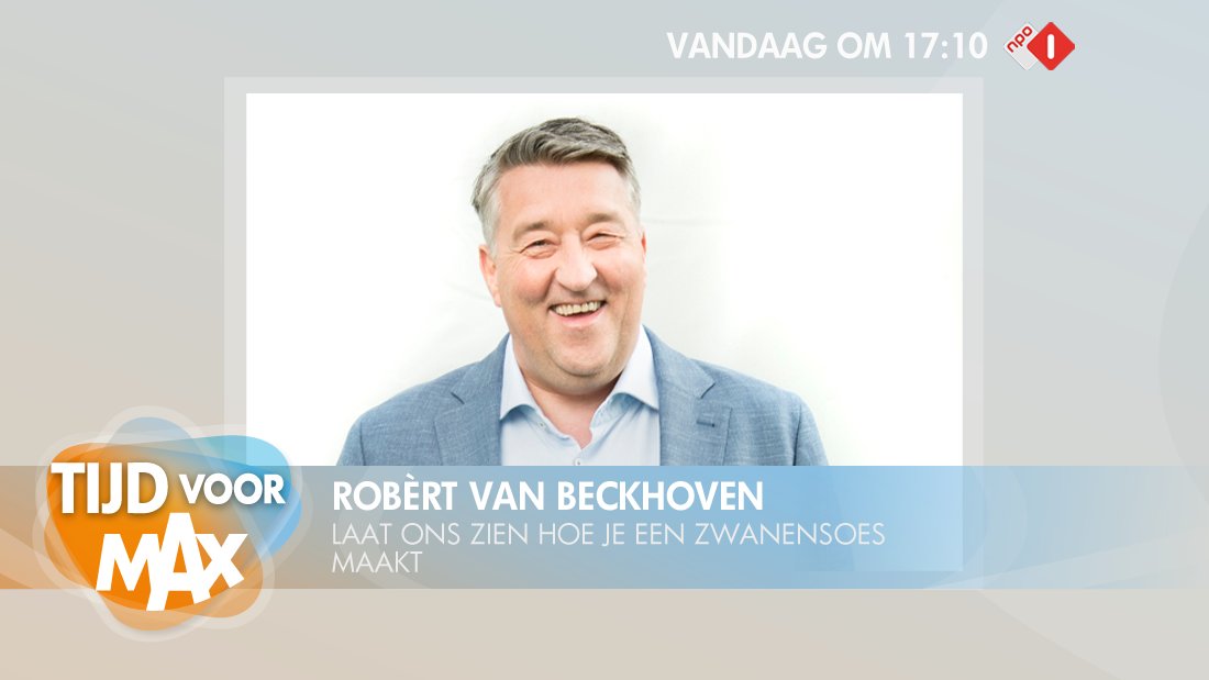 Vanmiddag in #tijdvoorMAX: <a href="/BijRobert/">Robert van Beckhoven</a> legt ons uit hoe je de volgende technische opdracht van <a href="/heelhollandbakt/">Heel Holland Bakt</a> doorstaat.
