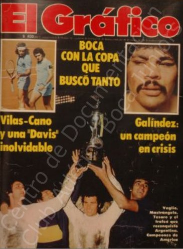 revival_boca's tweet photo. Ya salieron las tres revistas deportivas más importantes, con la Libertadores que ganó Boca. Esta es la tapa de @elgraficoweb https://t.co/itNCCukgZD