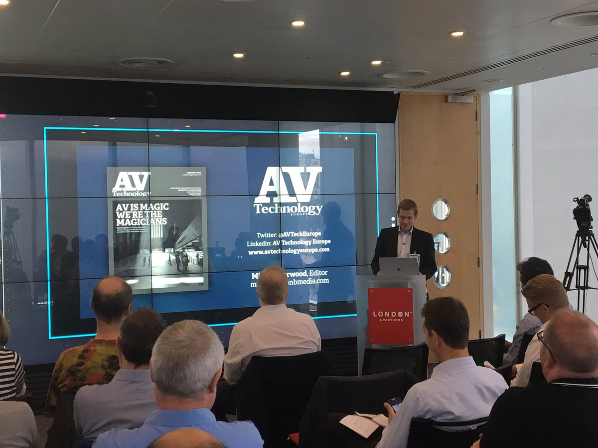 Ollie_InstallAV's tweet photo. @MichaelGarwood introducing the BRAND NEW @AVTechEurope magazine at the @avusergroup - thanks for having us! #avtweeps https://t.co/NXY8whtWXt
